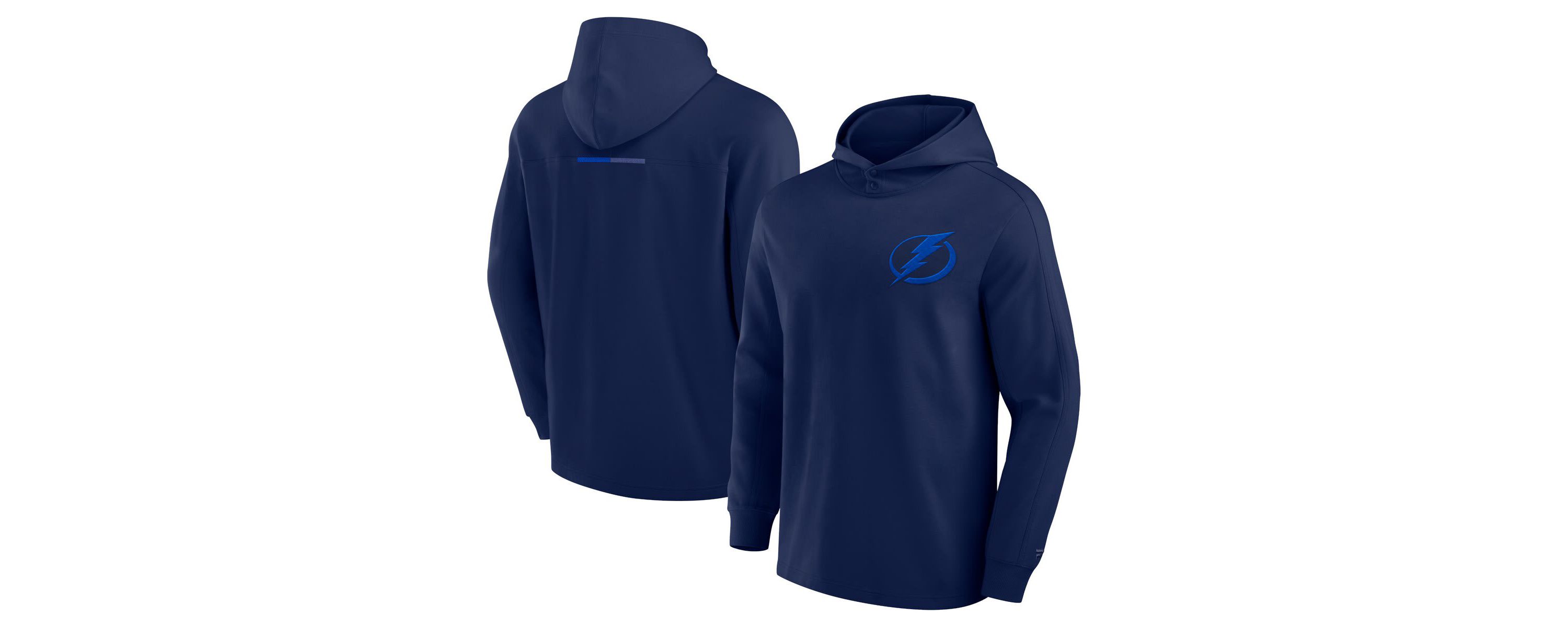 NHL Fanatics Tampa Bay Lightning Elements Lightweight Tri-Blend Fleece Hoodie