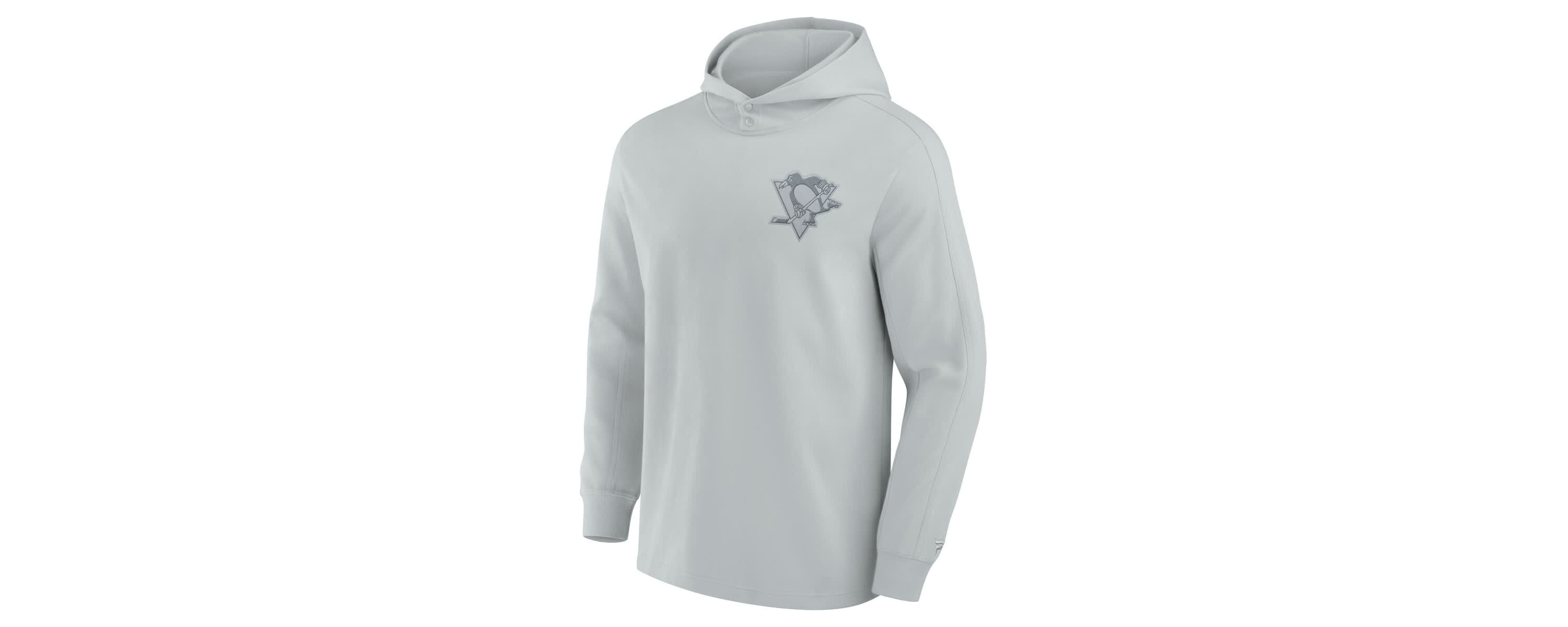 NHL Fanatics Pittsburgh Penguins Elements Lightweight Tri-Blend Fleece Hoodie