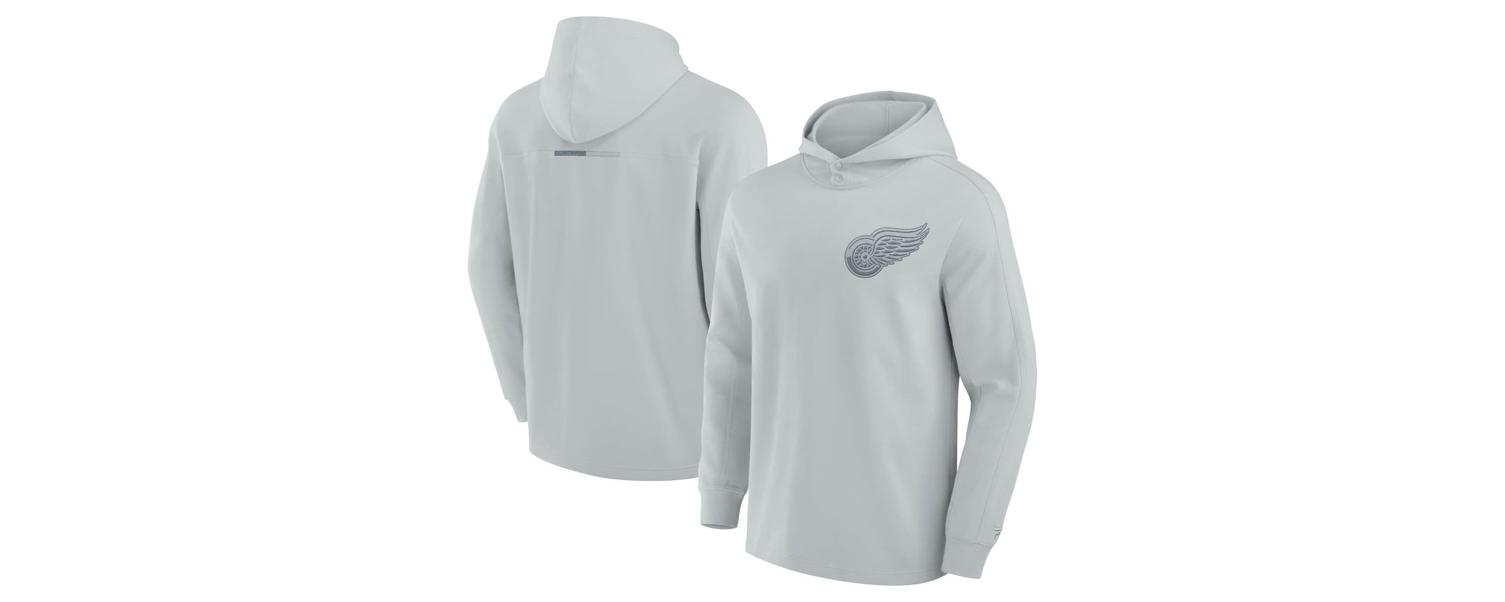 NHL Fanatics Detroit Wings Elements Lightweight Tri-Blend Fleece Hoodie
