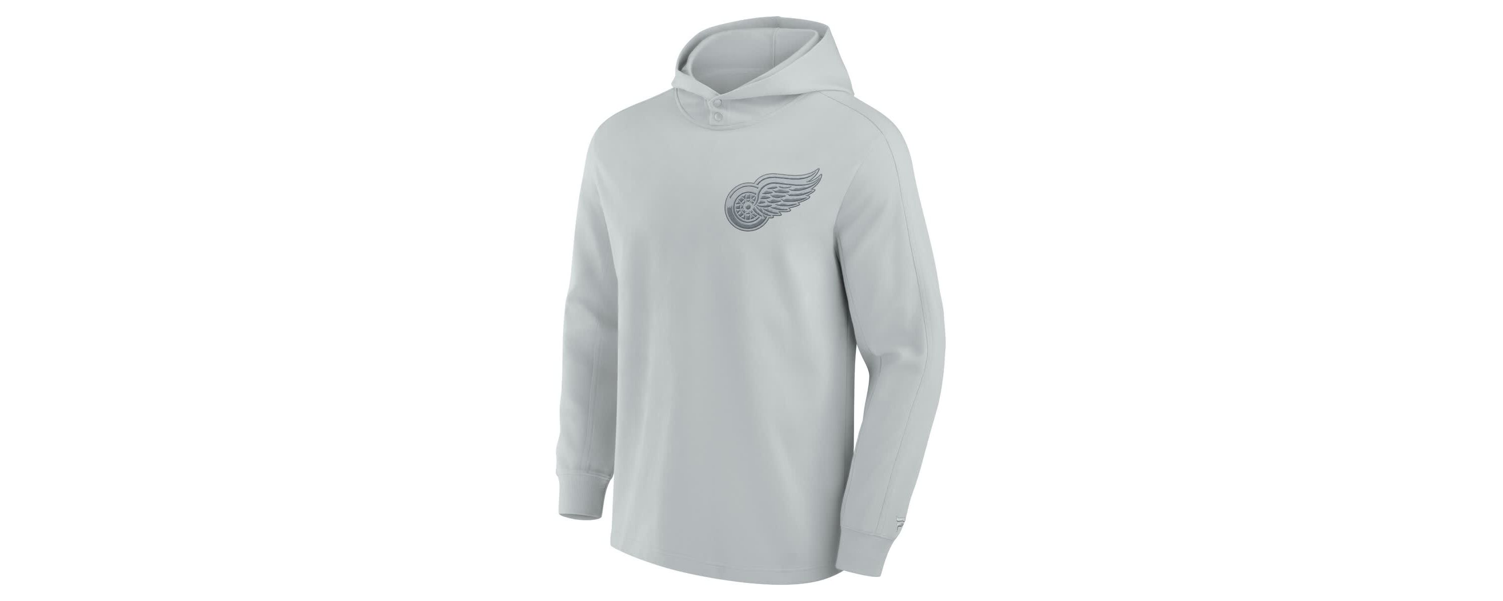 NHL Fanatics Detroit Wings Elements Lightweight Tri-Blend Fleece Hoodie