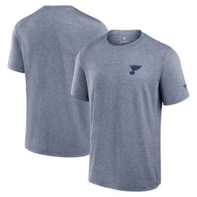 Men's NHL Fanatics St. Louis Blues Front Office Tech T-Shirt, Navy Blue, XL