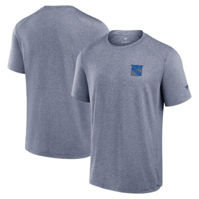 Men's NHL Fanatics New York Rangers Front Office Tech T-Shirt, Navy Blue, Small