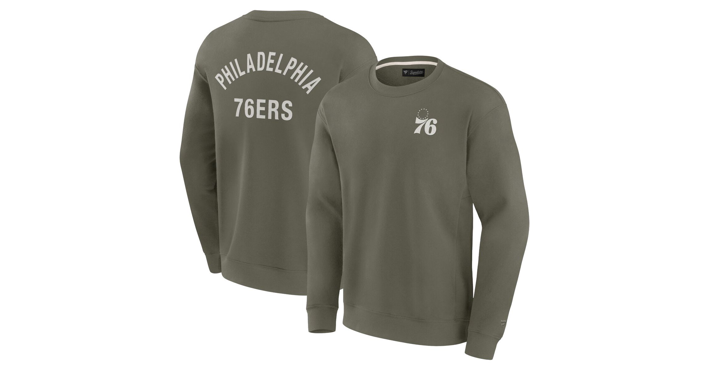 NBA Unisex Fanatics Philadelphia 76ers Elements Super Soft Fleece Pullover Sweatshirt