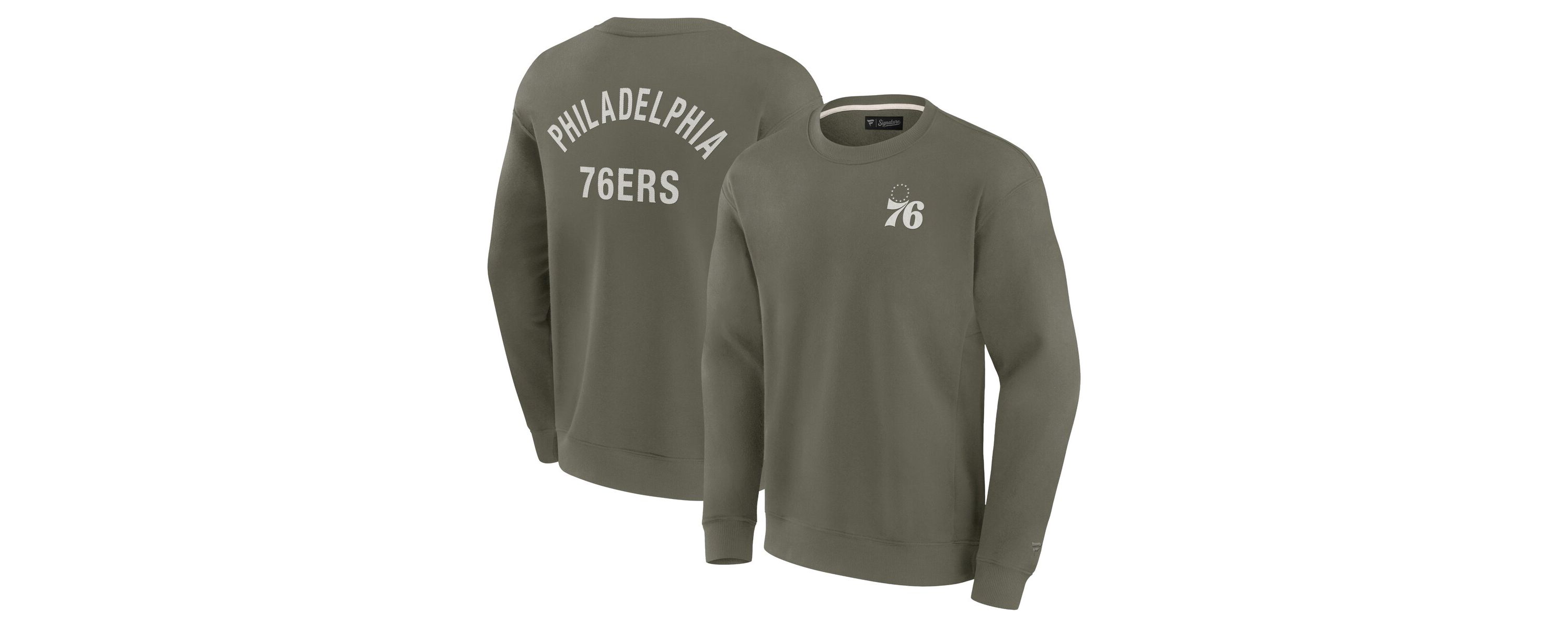 NBA Unisex Fanatics Philadelphia 76ers Elements Super Soft Fleece Pullover Sweatshirt
