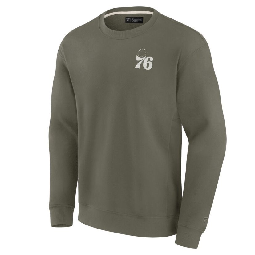 NBA Unisex Fanatics Philadelphia 76ers Elements Super Soft Fleece Pullover Sweatshirt