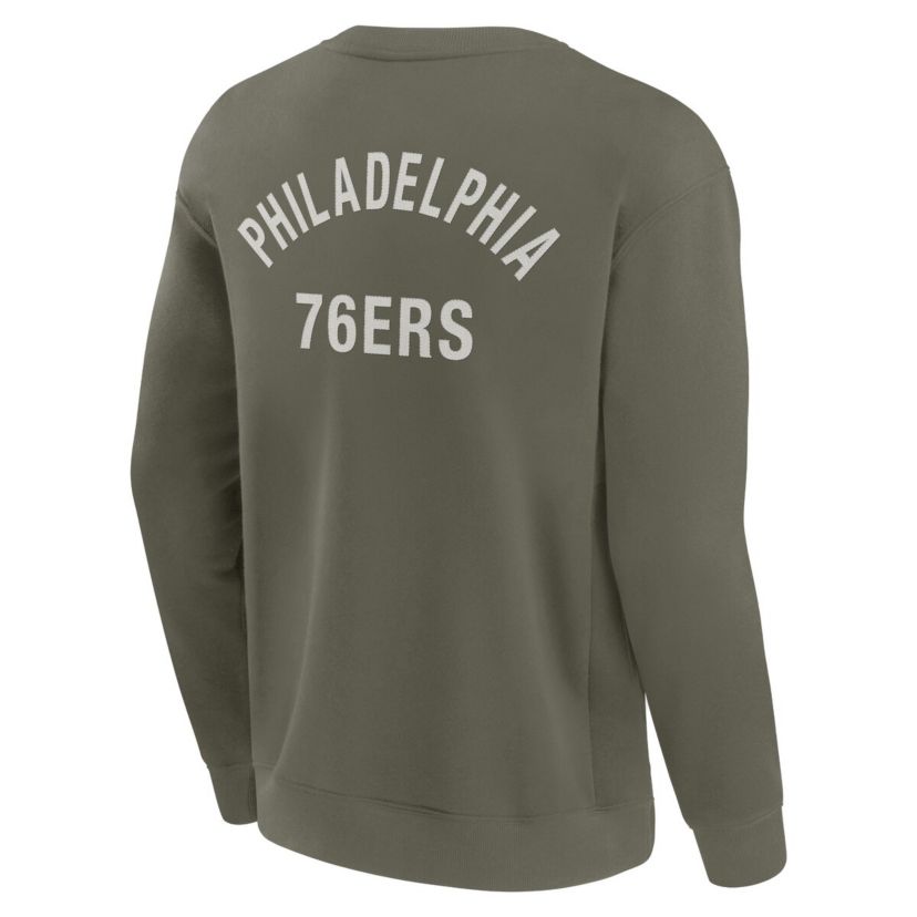 NBA Unisex Fanatics Philadelphia 76ers Elements Super Soft Fleece Pullover Sweatshirt