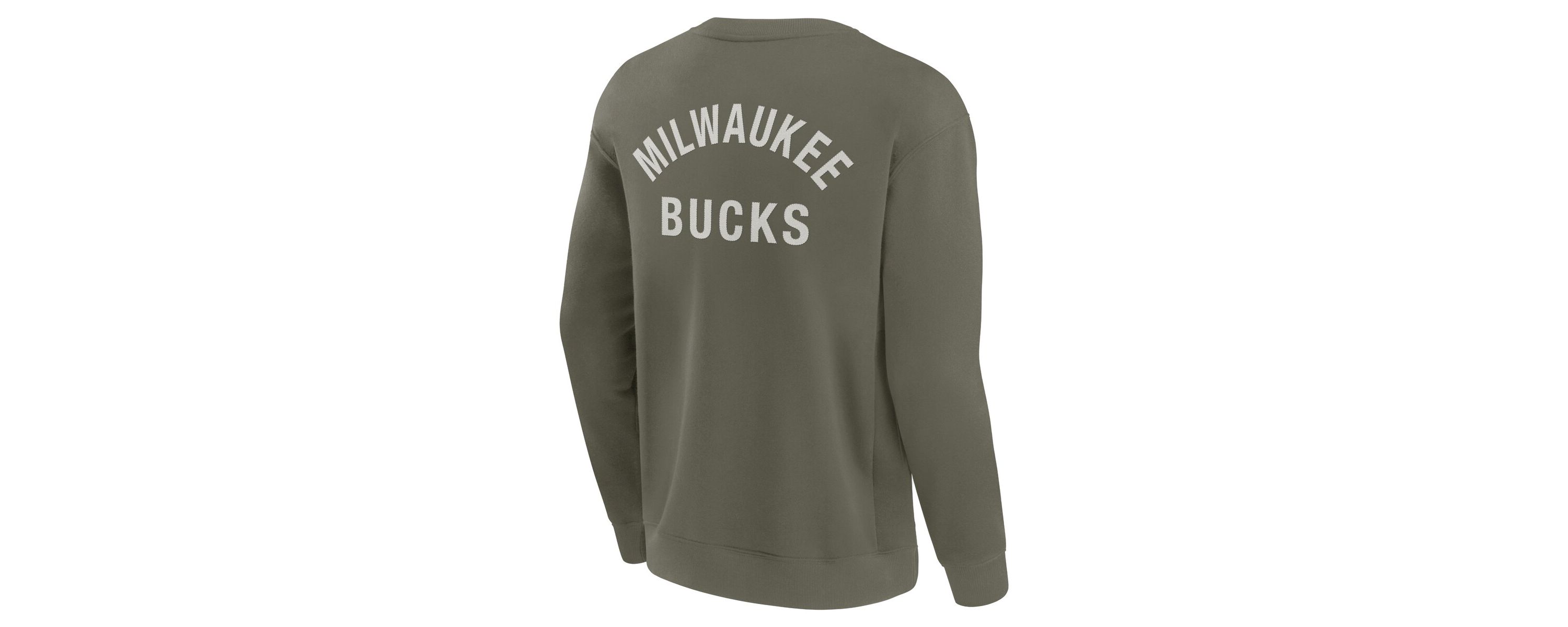 NBA Unisex Fanatics Milwaukee Bucks Elements Super Soft Fleece Pullover Sweatshirt