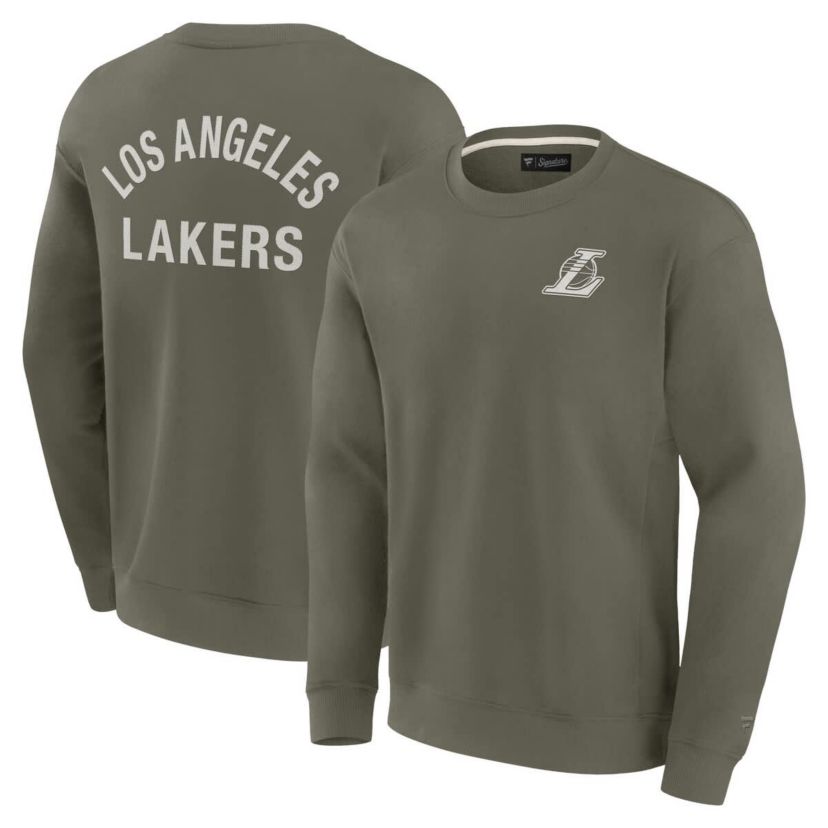 NBA Unisex Fanatics Los Angeles Lakers Elements Super Soft Fleece Pullover Sweatshirt