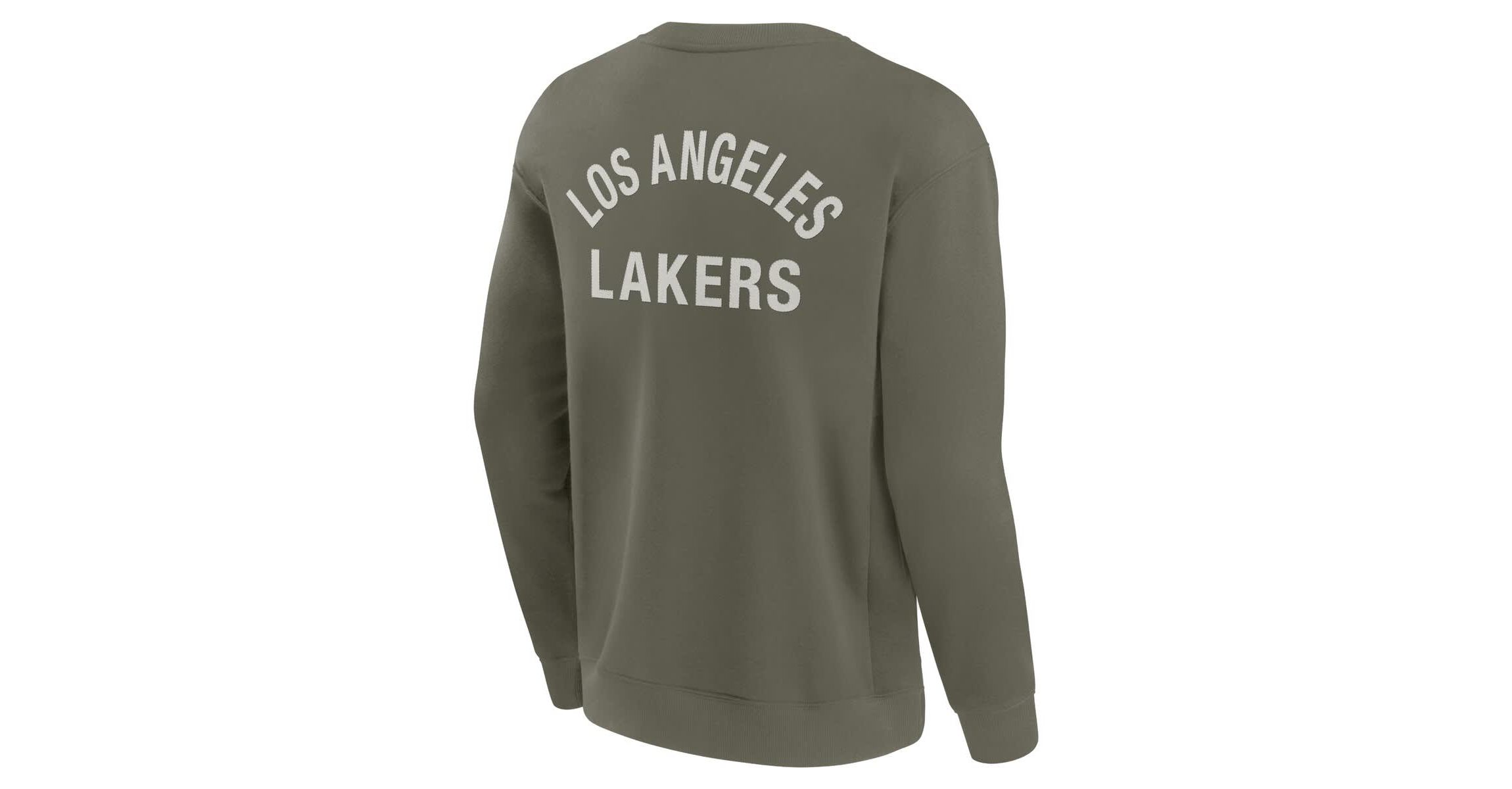 NBA Unisex Fanatics Los Angeles Lakers Elements Super Soft Fleece Pullover Sweatshirt