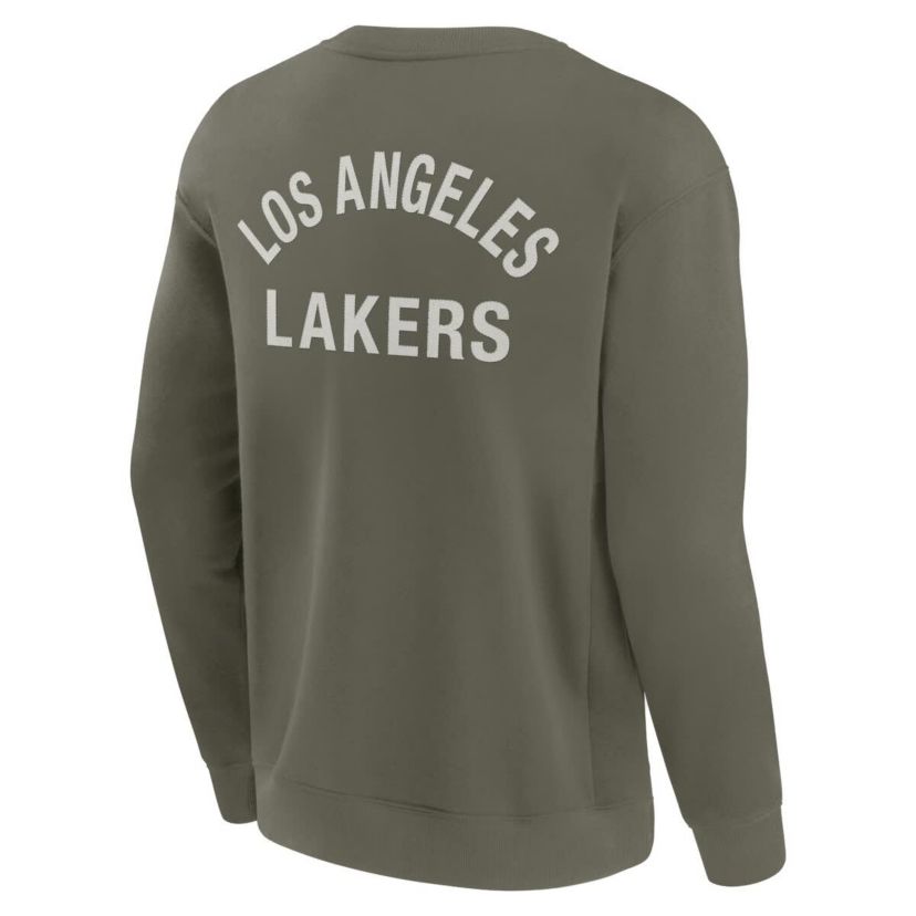 NBA Unisex Fanatics Los Angeles Lakers Elements Super Soft Fleece Pullover Sweatshirt