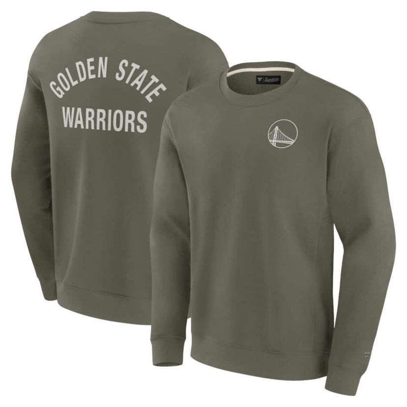 NBA Unisex Fanatics Golden State Warriors Elements Super Soft Fleece Pullover Sweatshirt