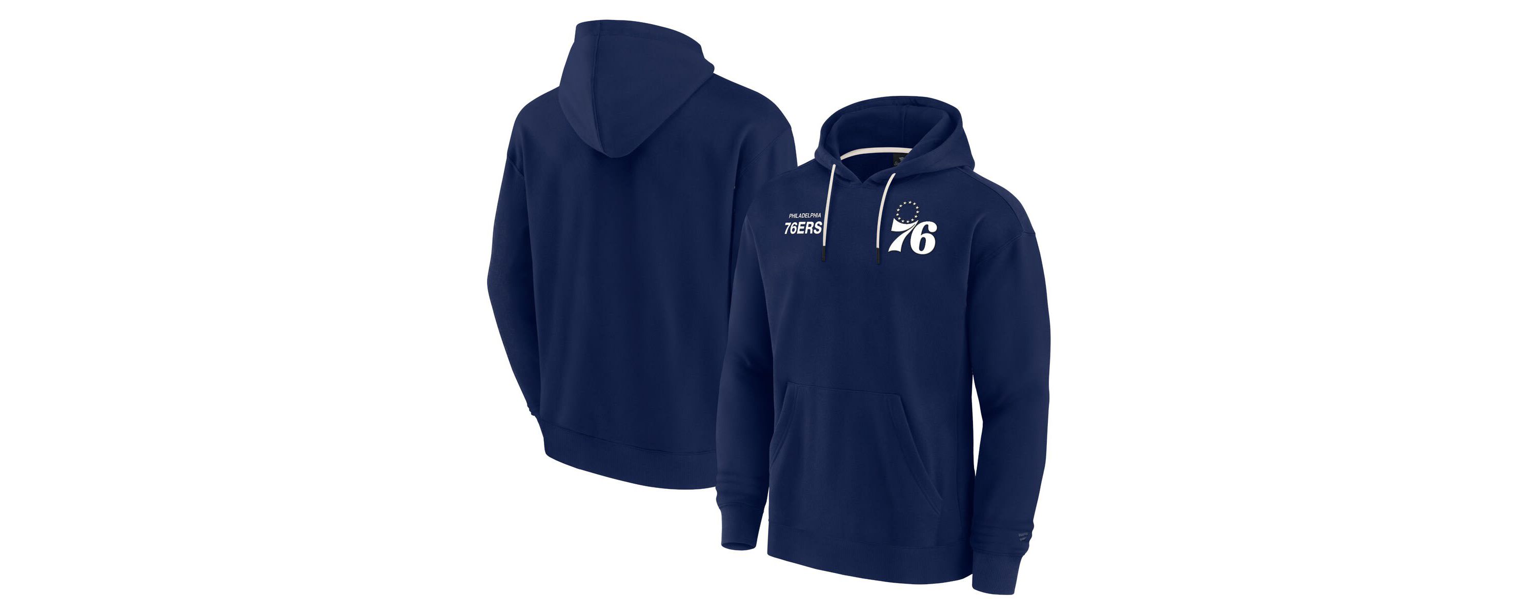 NBA Unisex Fanatics Philadelphia 76ers Elements Super Soft Fleece Pullover Hoodie
