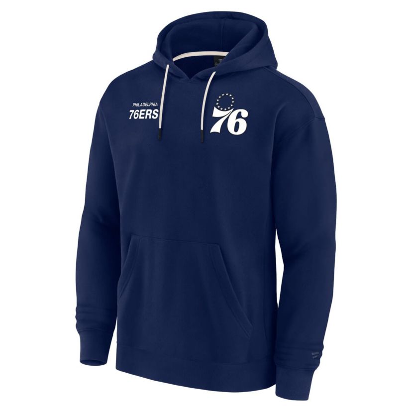 NBA Unisex Fanatics Philadelphia 76ers Elements Super Soft Fleece Pullover Hoodie