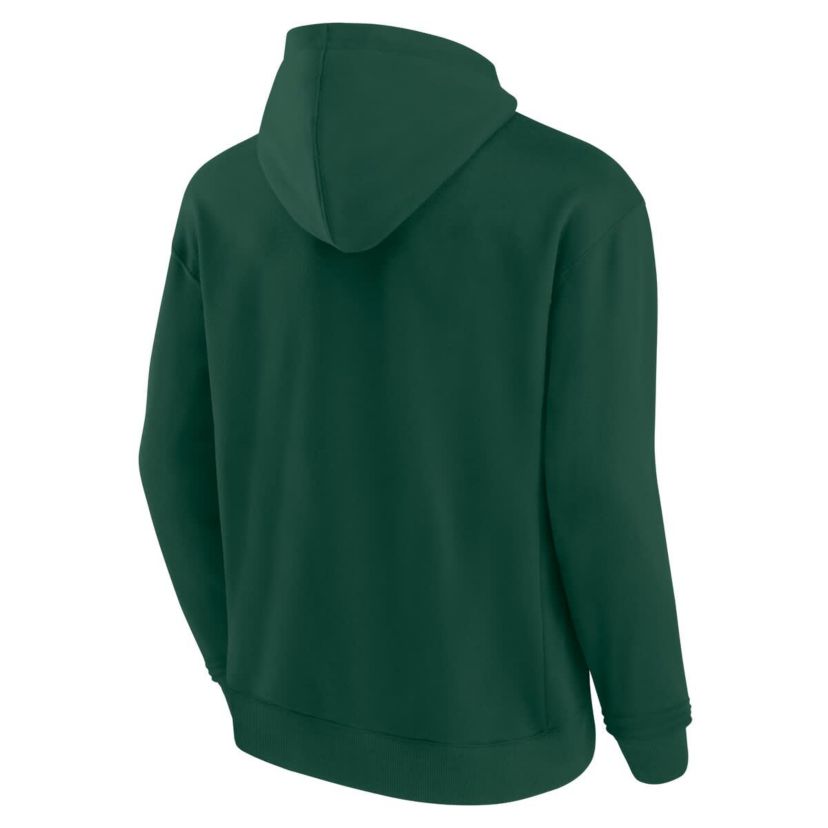 NBA Unisex Fanatics Hunter Milwaukee Bucks Elements Super Soft Fleece Pullover Hoodie
