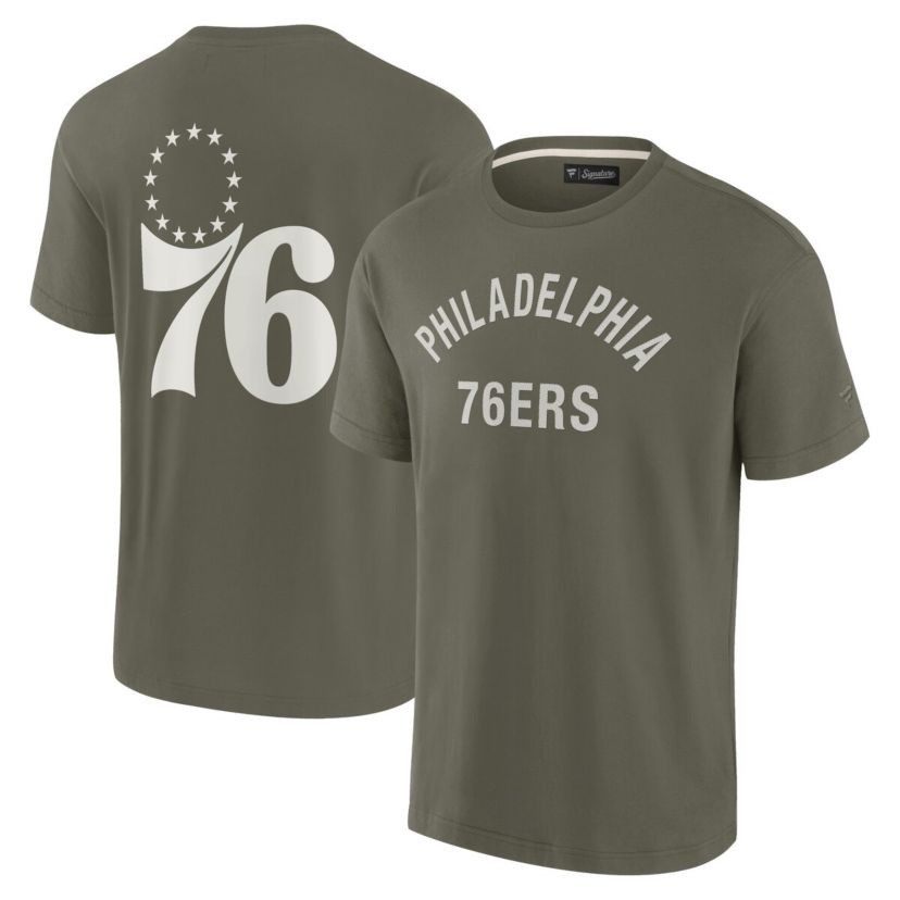 NBA Unisex Fanatics Philadelphia 76ers Elements Super Soft Short Sleeve T-Shirt