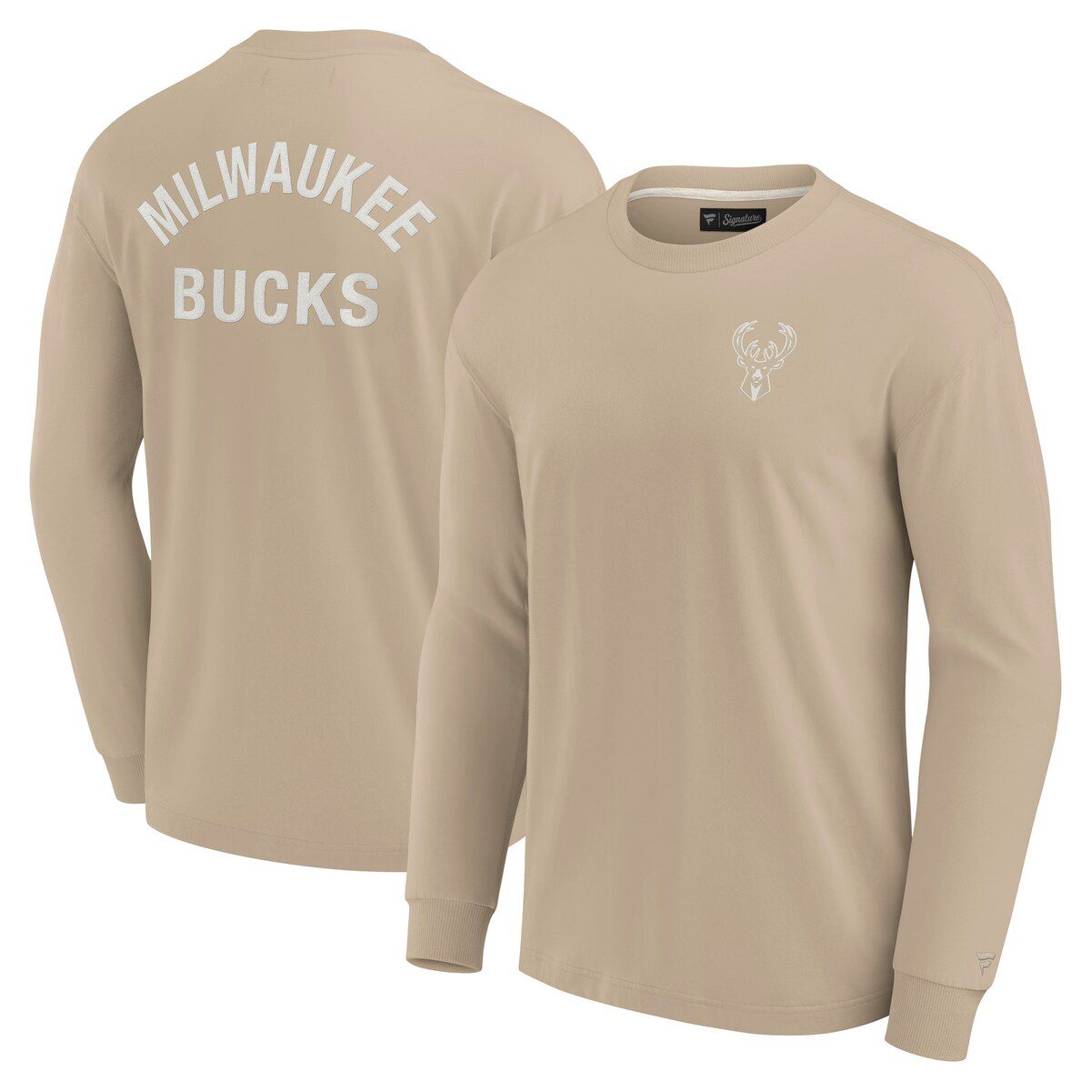 NBA Unisex Fanatics Milwaukee Bucks Elements Super Soft Long Sleeve T-Shirt