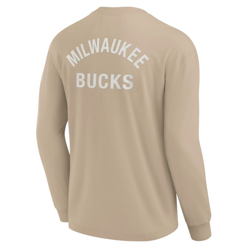 NBA Unisex Fanatics Milwaukee Bucks Elements Super Soft Long Sleeve T-Shirt