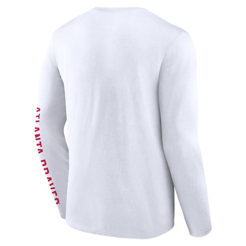 MLB Fanatics Atlanta Braves Press Box Long Sleeve T-Shirt
