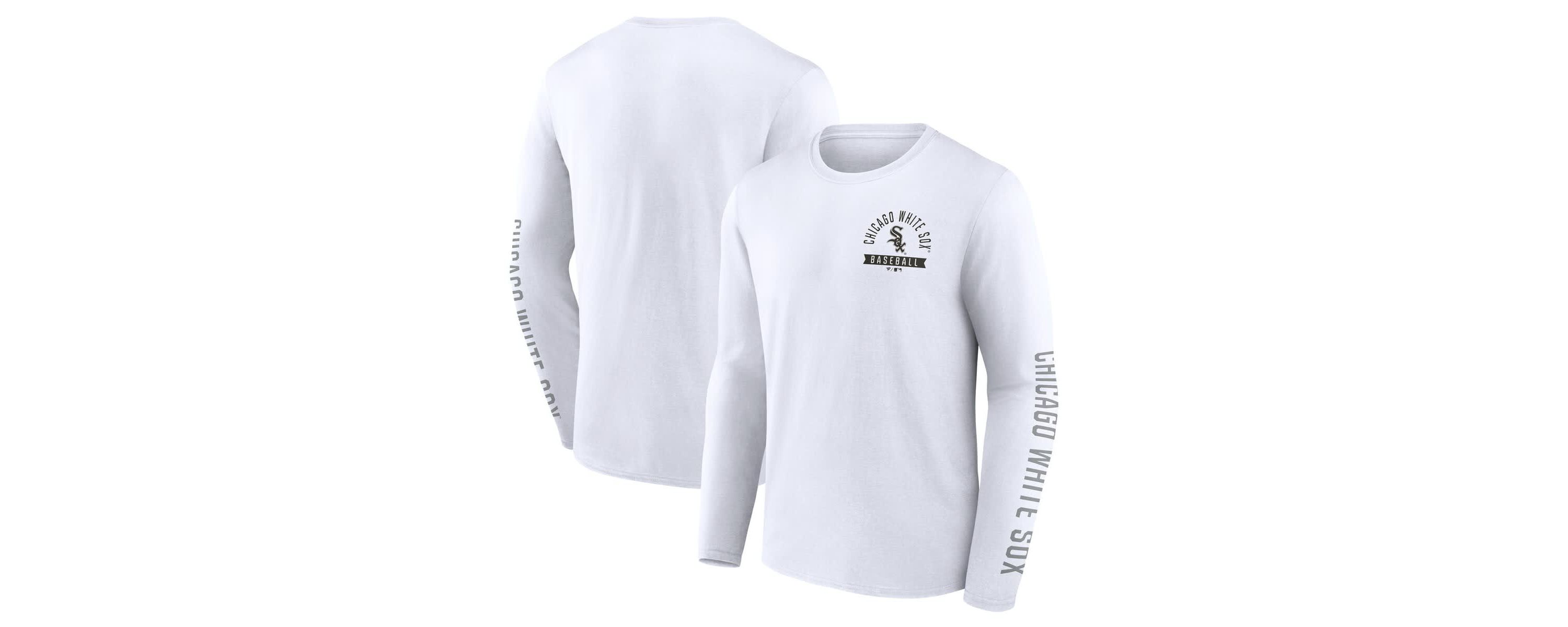 Chicago White Sox MLB Fanatics Chicago Sox Press Box Long Sleeve T-Shirt