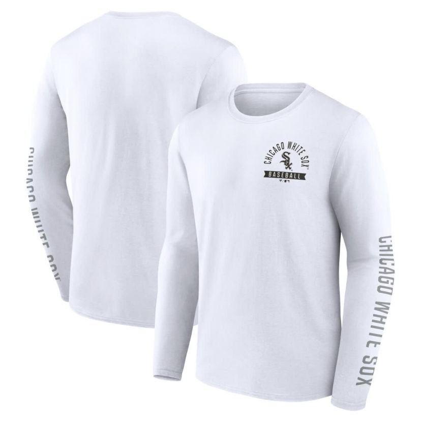 Chicago White Sox MLB Fanatics Chicago Sox Press Box Long Sleeve T-Shirt