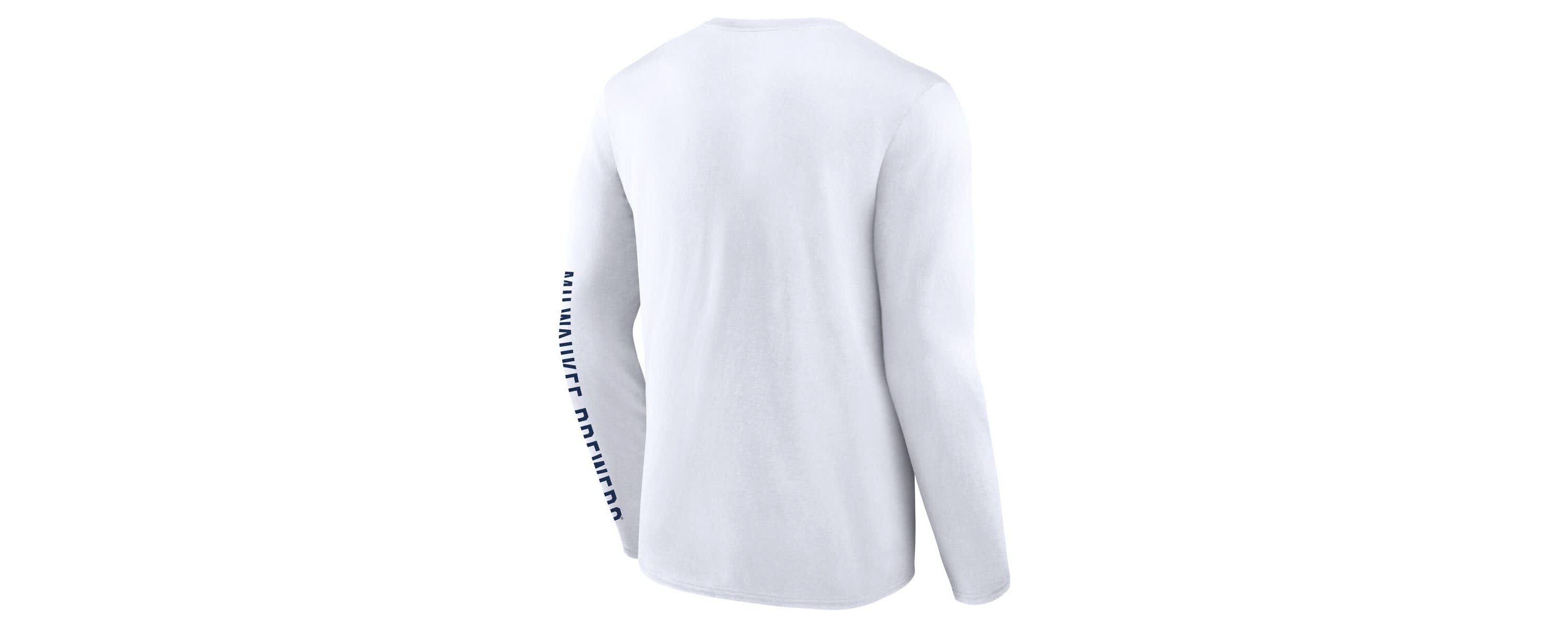 MLB Fanatics Milwaukee Brewers Press Box Long Sleeve T-Shirt
