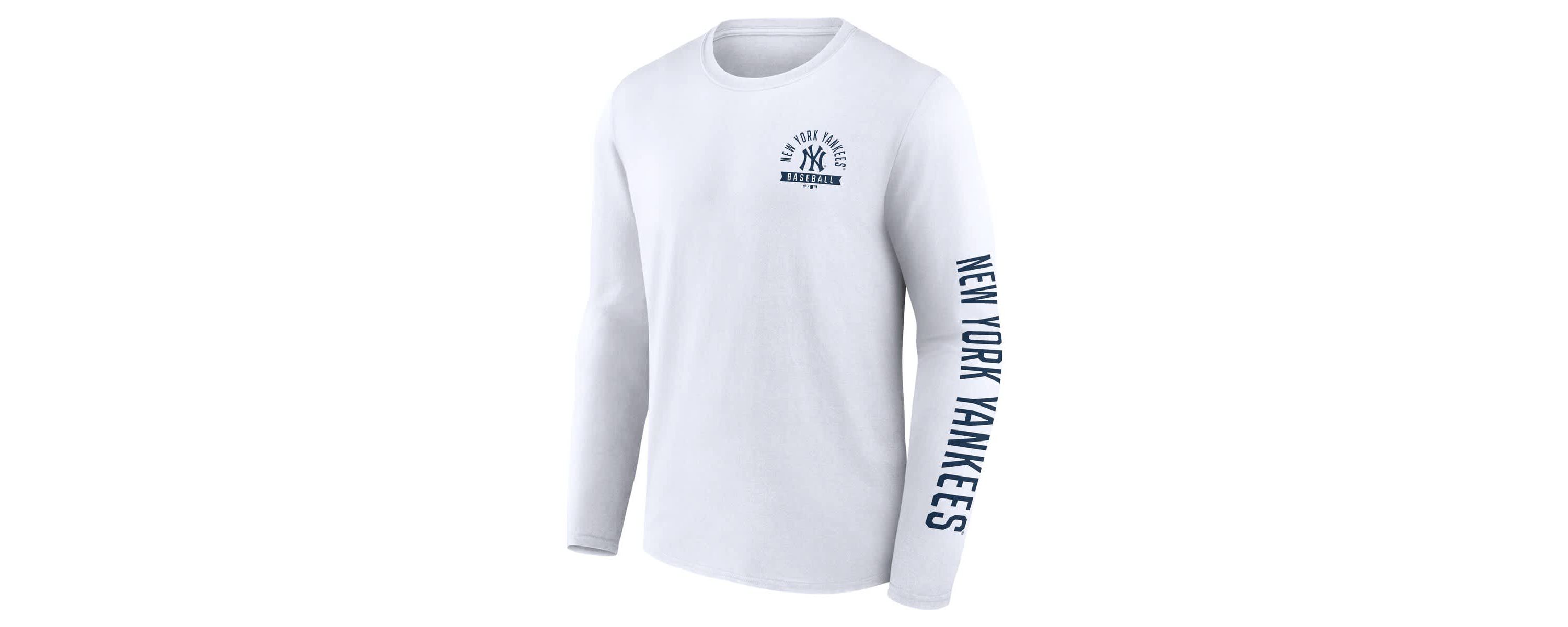 MLB Fanatics New York Yankees Press Box Long Sleeve T-Shirt