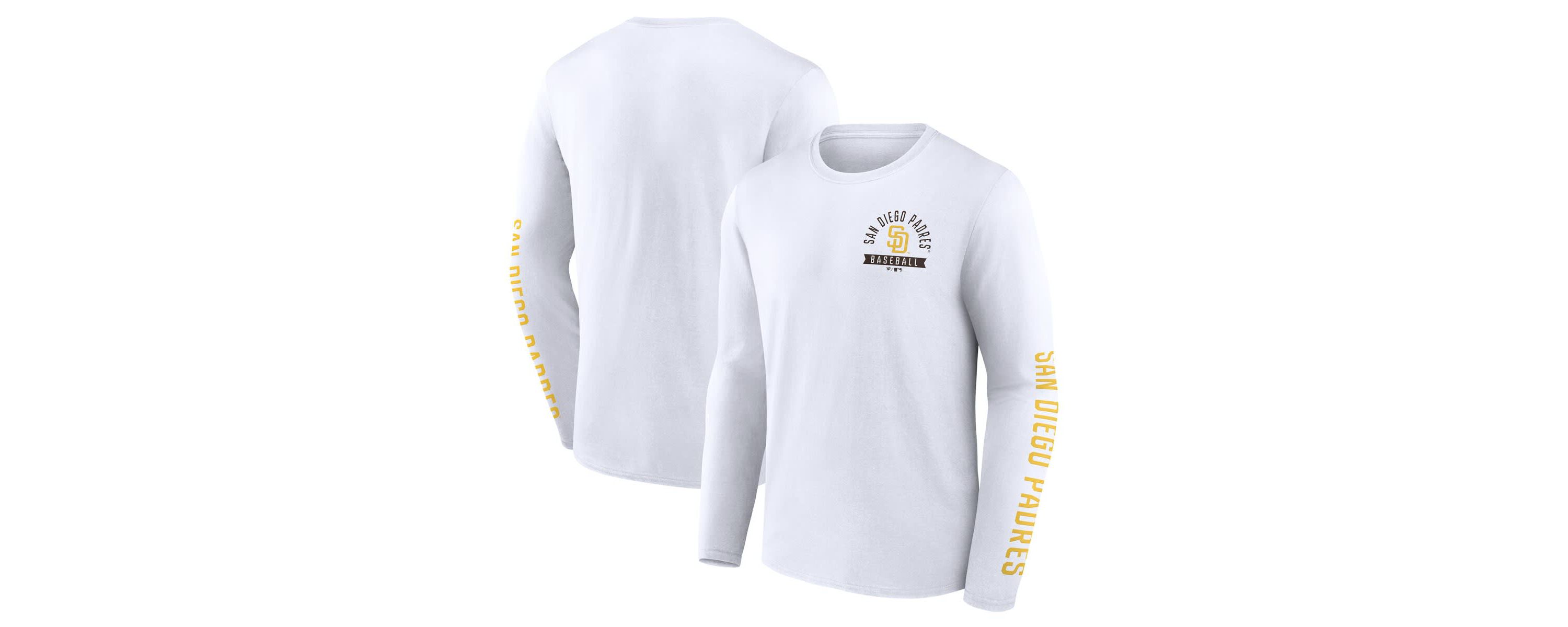 MLB Fanatics San Diego Padres Press Box Long Sleeve T-Shirt