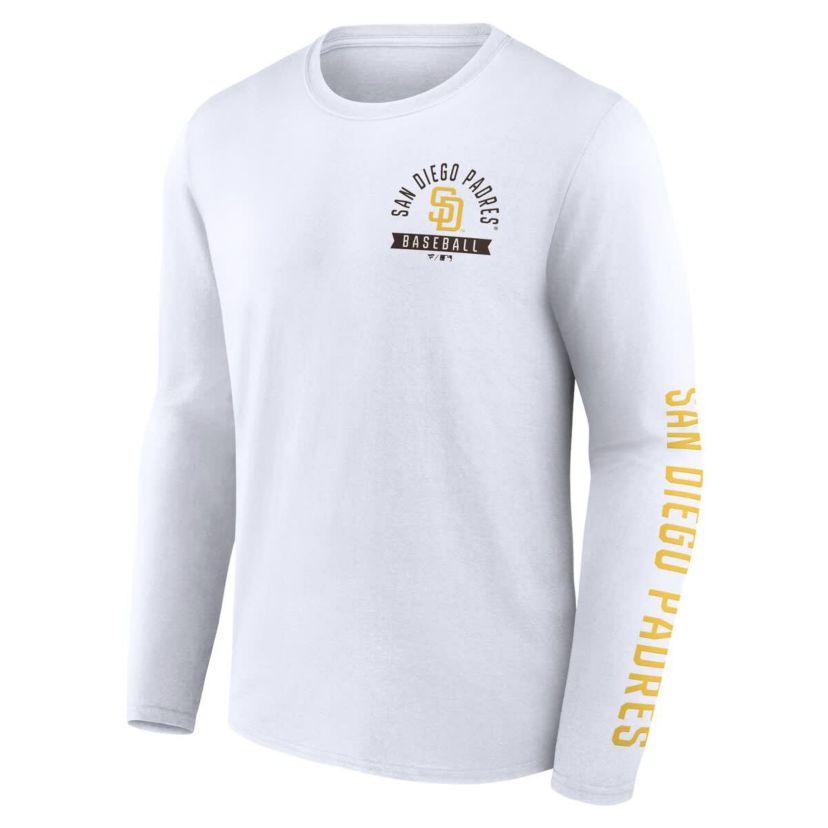 MLB Fanatics San Diego Padres Press Box Long Sleeve T-Shirt