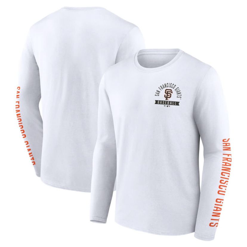 MLB Fanatics San Francisco Giants Press Box Long Sleeve T-Shirt
