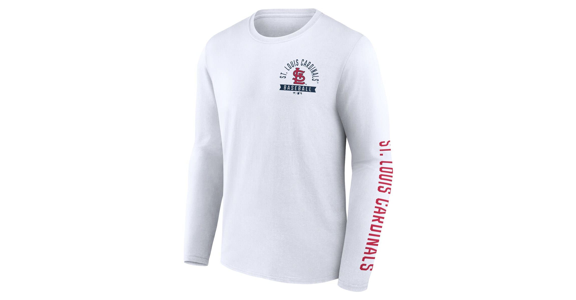 MLB Fanatics St. Louis Cardinals Press Box Long Sleeve T-Shirt