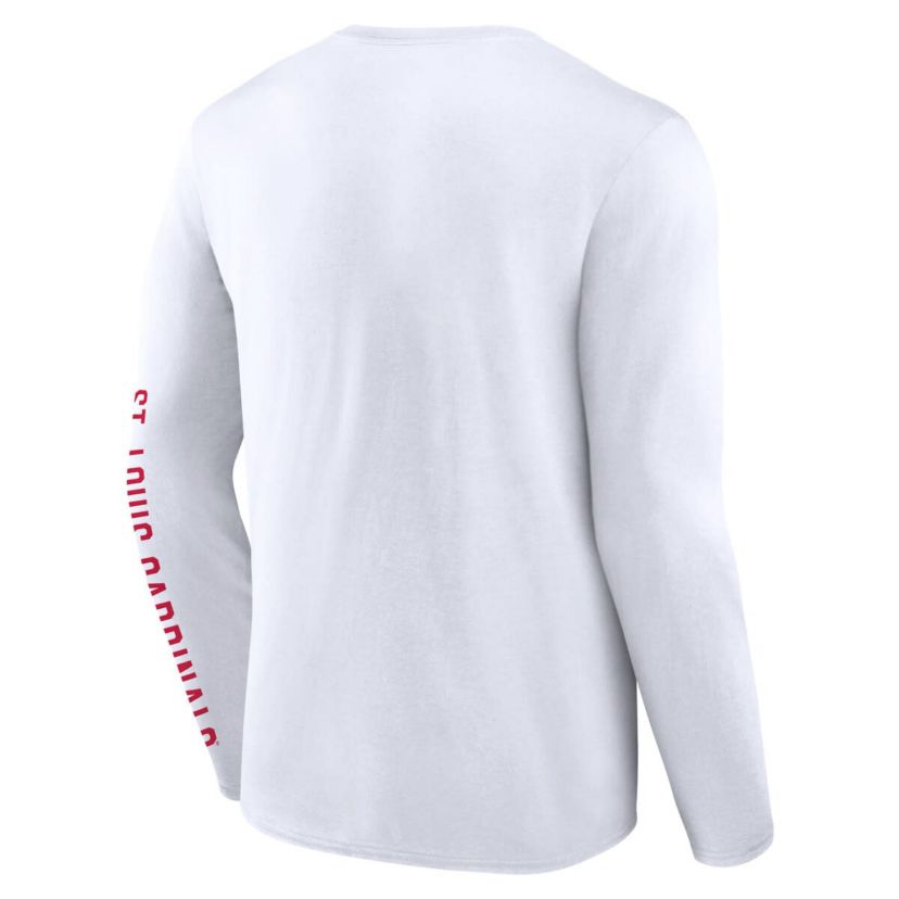 MLB Fanatics St. Louis Cardinals Press Box Long Sleeve T-Shirt