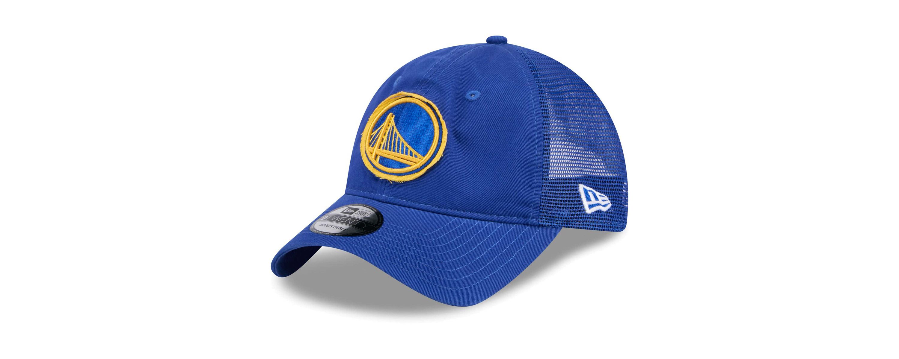 NBA Golden State Warriors Rough Edge Logo Trucker 9TWENTY Adjustable Hat