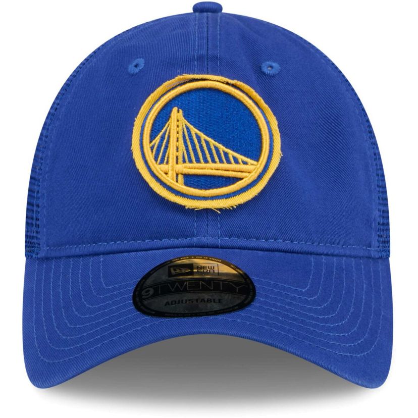 NBA Golden State Warriors Rough Edge Logo Trucker 9TWENTY Adjustable Hat