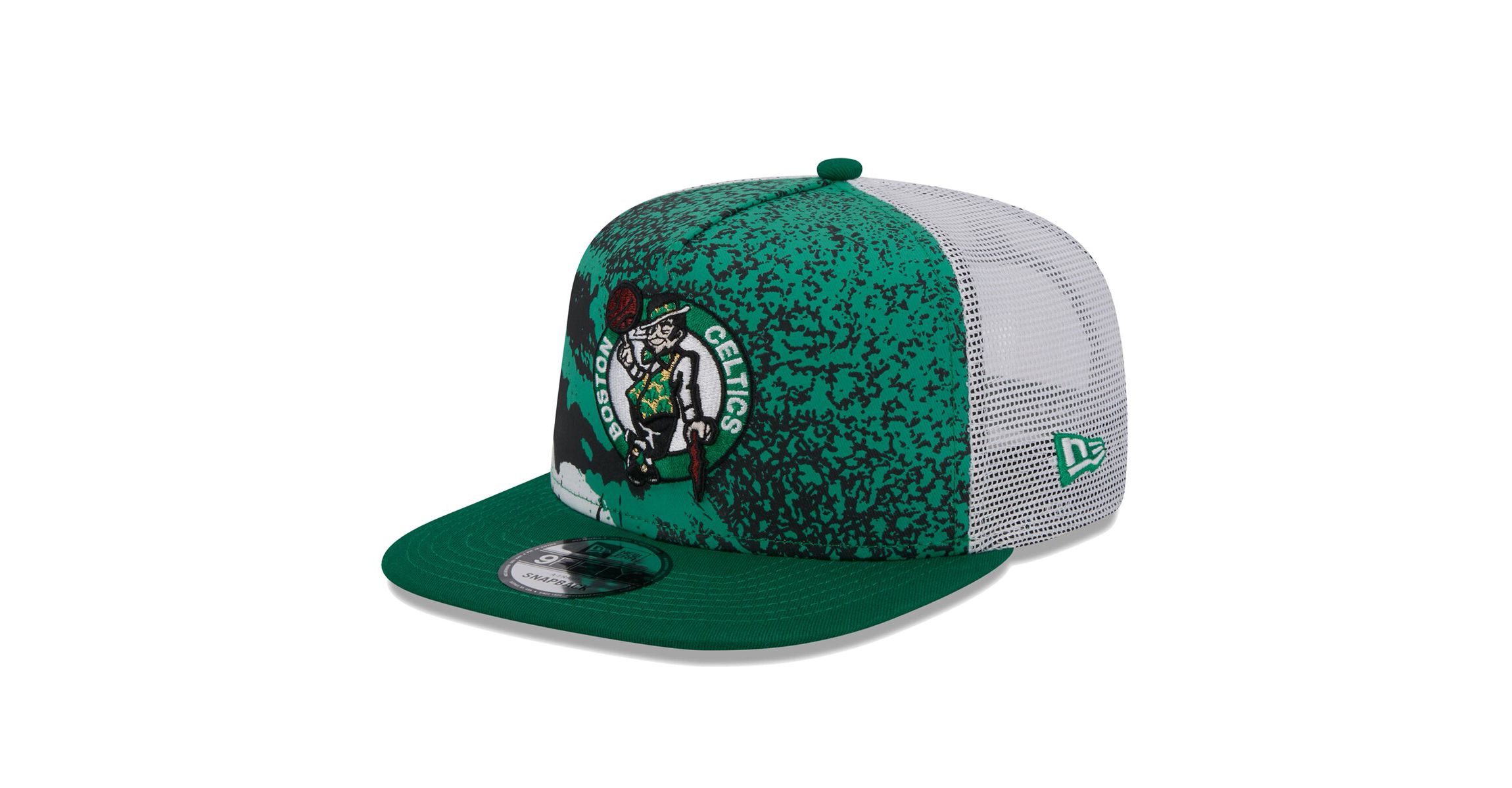 NBA Kelly Boston Celtics Court Sport Speckle 9FIFTY Snapback Hat
