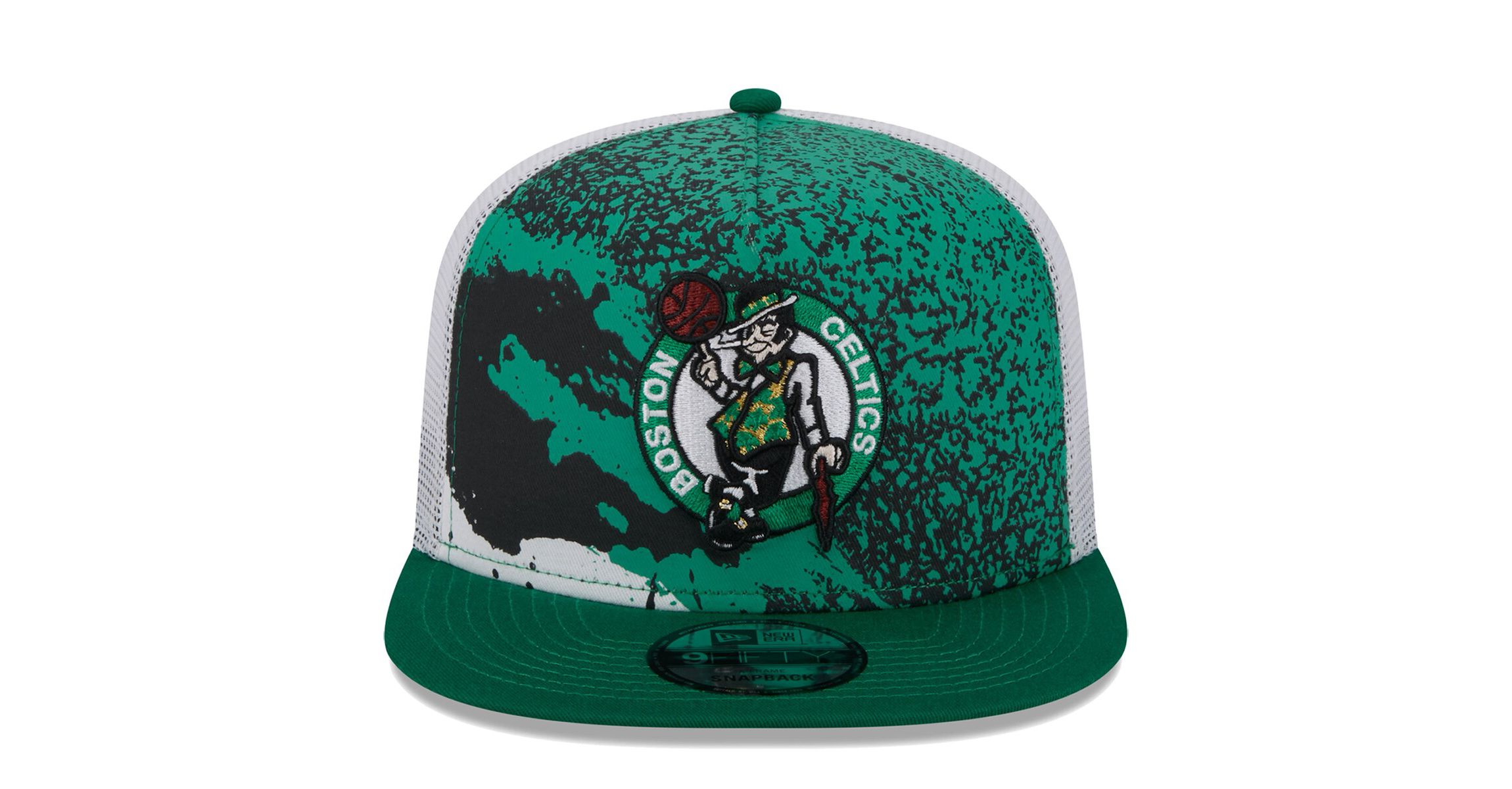 NBA Kelly Boston Celtics Court Sport Speckle 9FIFTY Snapback Hat