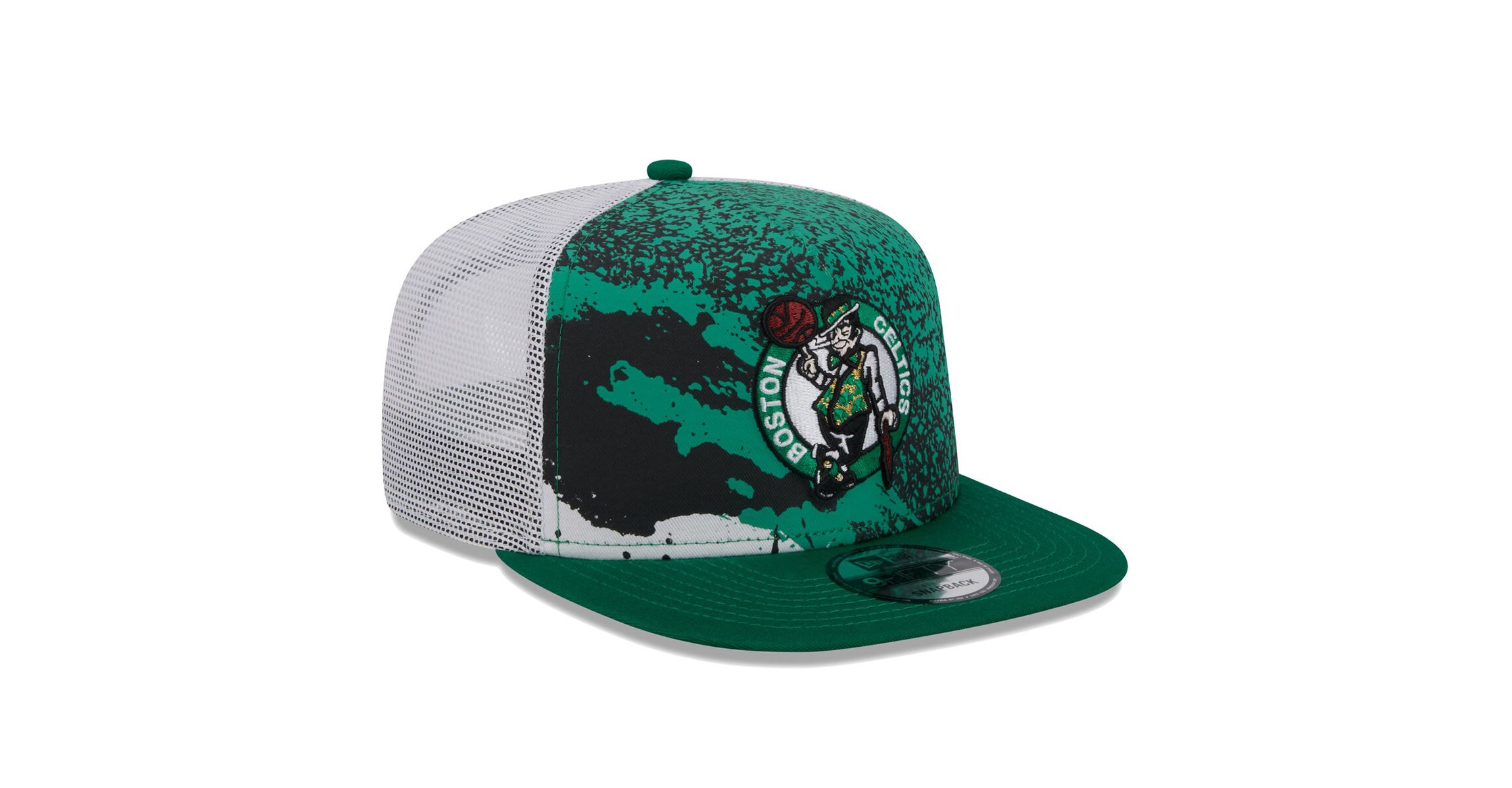 NBA Kelly Boston Celtics Court Sport Speckle 9FIFTY Snapback Hat