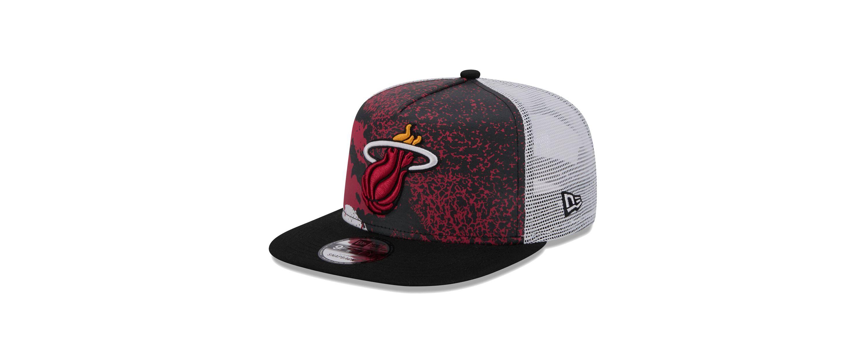 NBA Miami Heat Court Sport Speckle 9FIFTY Snapback Hat