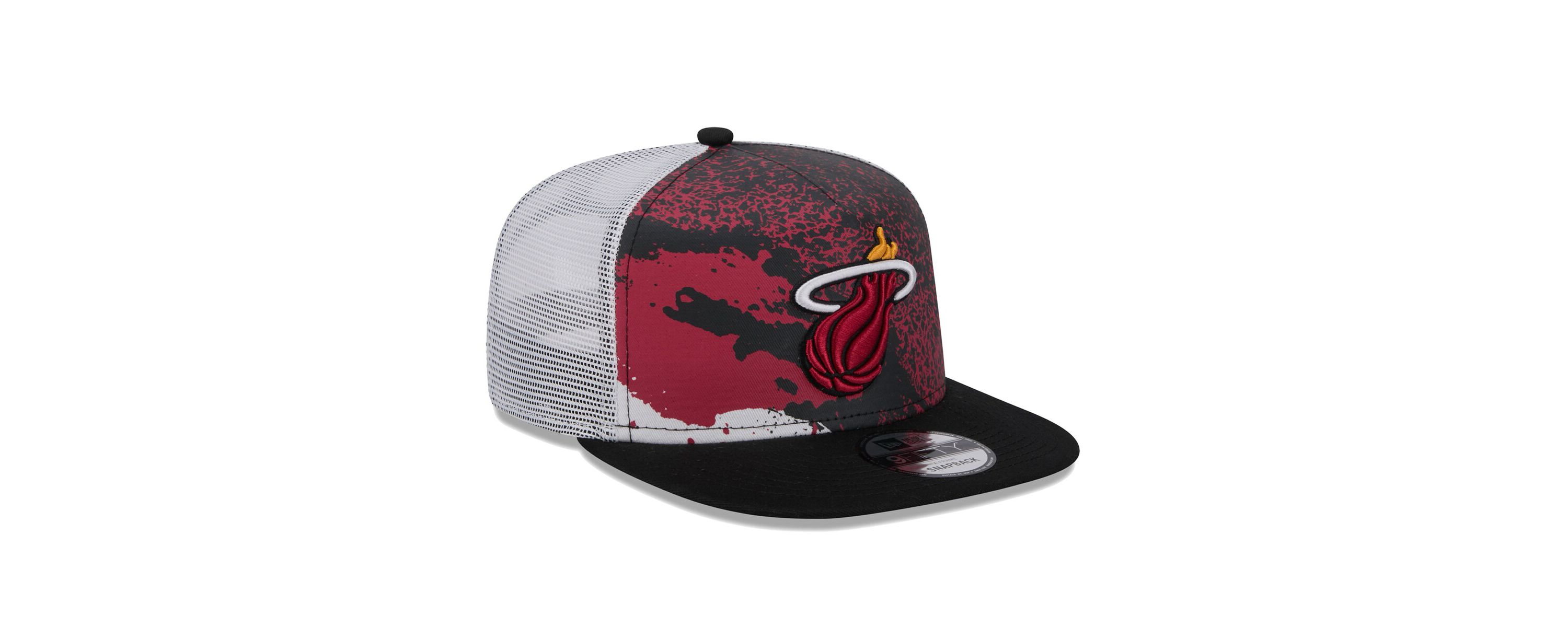 NBA Miami Heat Court Sport Speckle 9FIFTY Snapback Hat