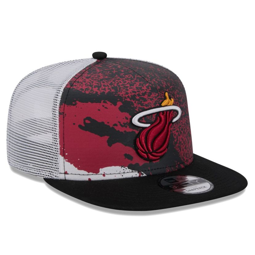 NBA Miami Heat Court Sport Speckle 9FIFTY Snapback Hat