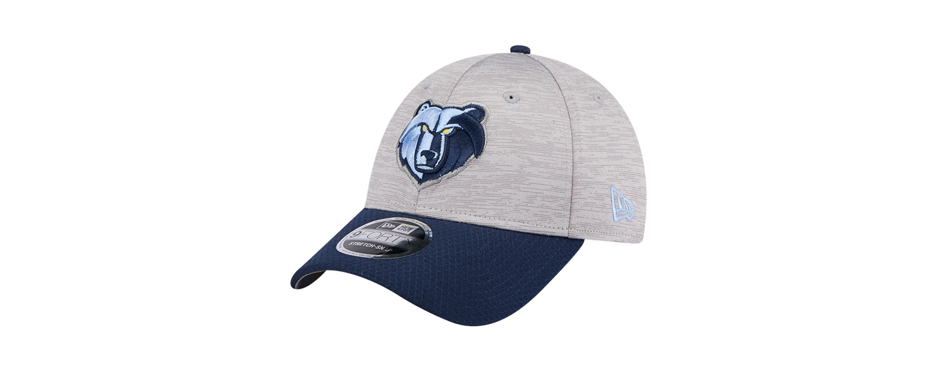 NBA Heather Gray/Navy Memphis Grizzlies Active Digi-Tech Two-Tone 9FORTY Adjustable Hat