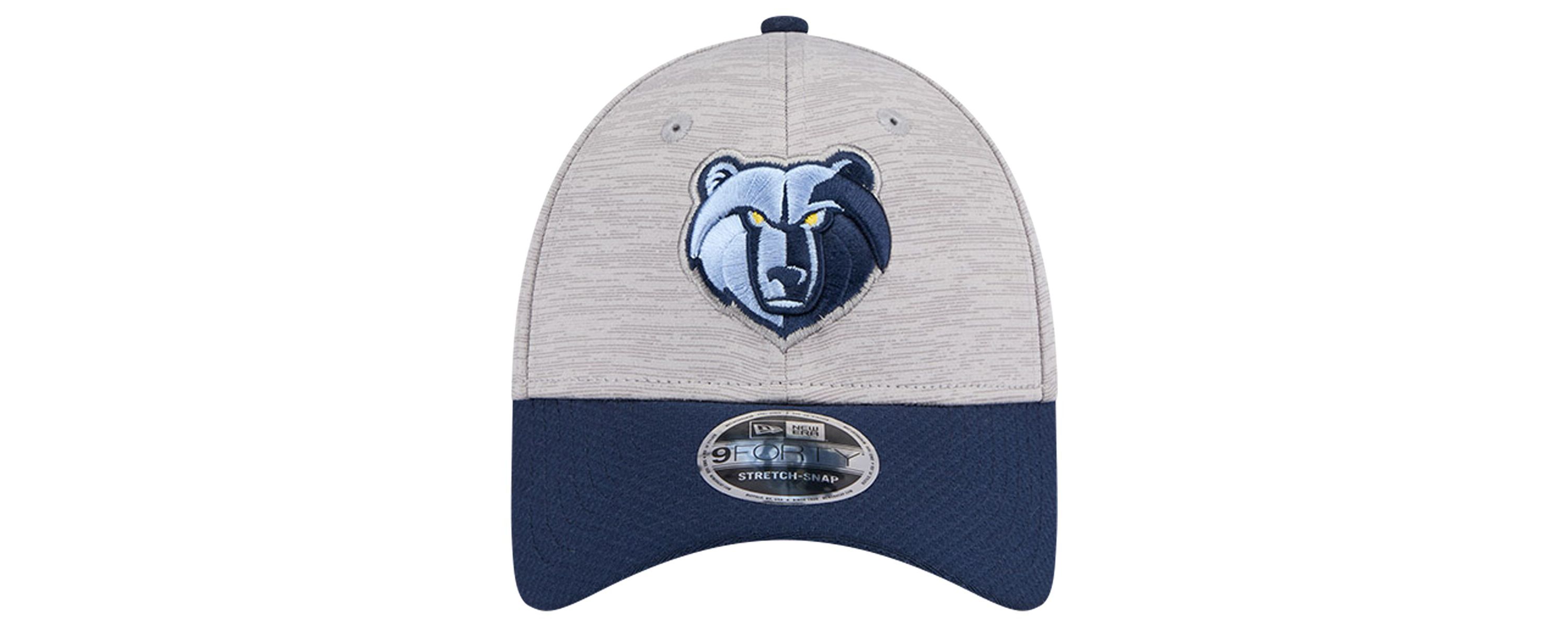 NBA Heather Gray/Navy Memphis Grizzlies Active Digi-Tech Two-Tone 9FORTY Adjustable Hat