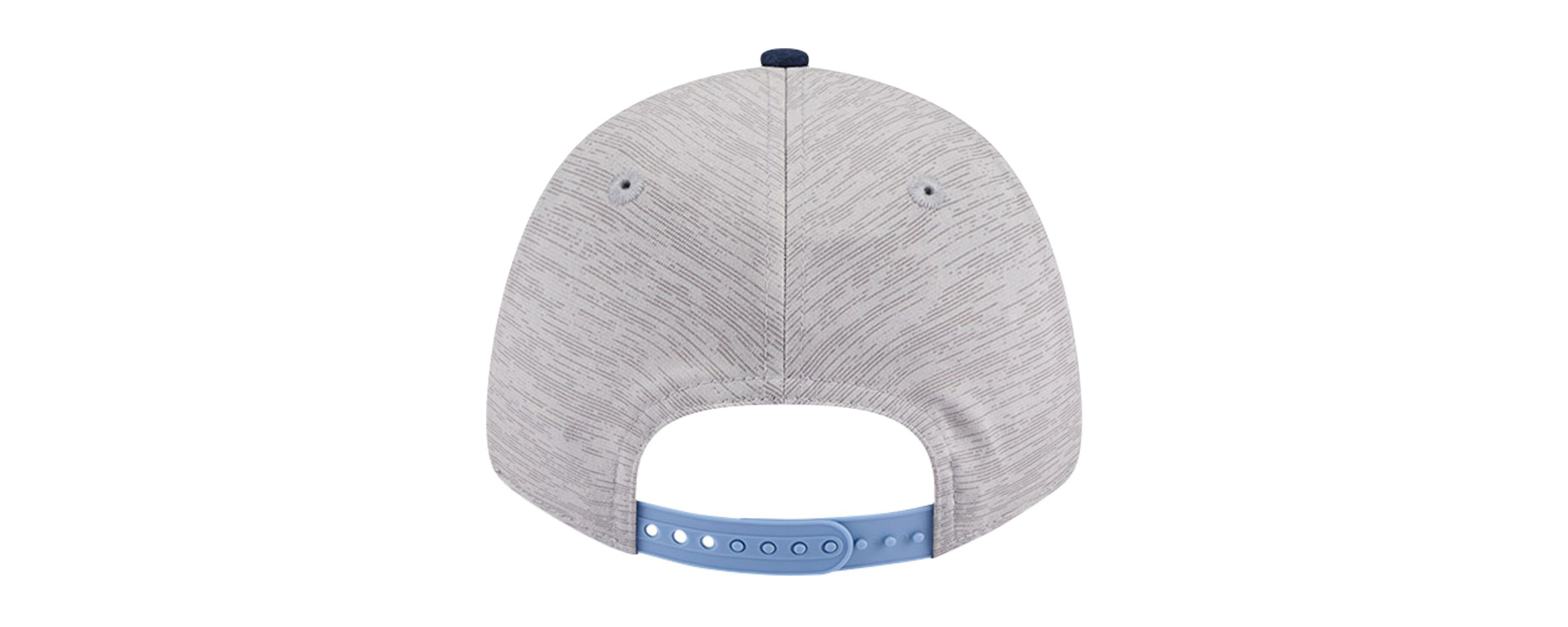 NBA Heather Gray/Navy Memphis Grizzlies Active Digi-Tech Two-Tone 9FORTY Adjustable Hat