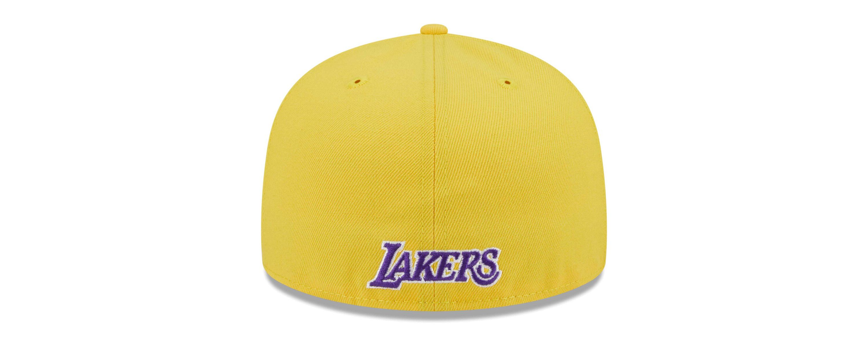 NBA Purple/Gold Los Angeles Lakers Gameday Wordmark 59FIFTY Fitted Hat