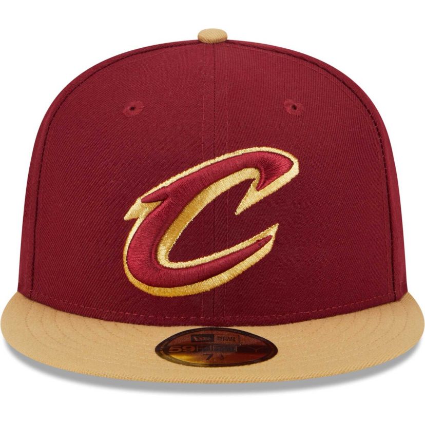 NBA Wine/Gold Cleveland Cavaliers Gameday Pop Stars 59FIFTY Fitted Hat