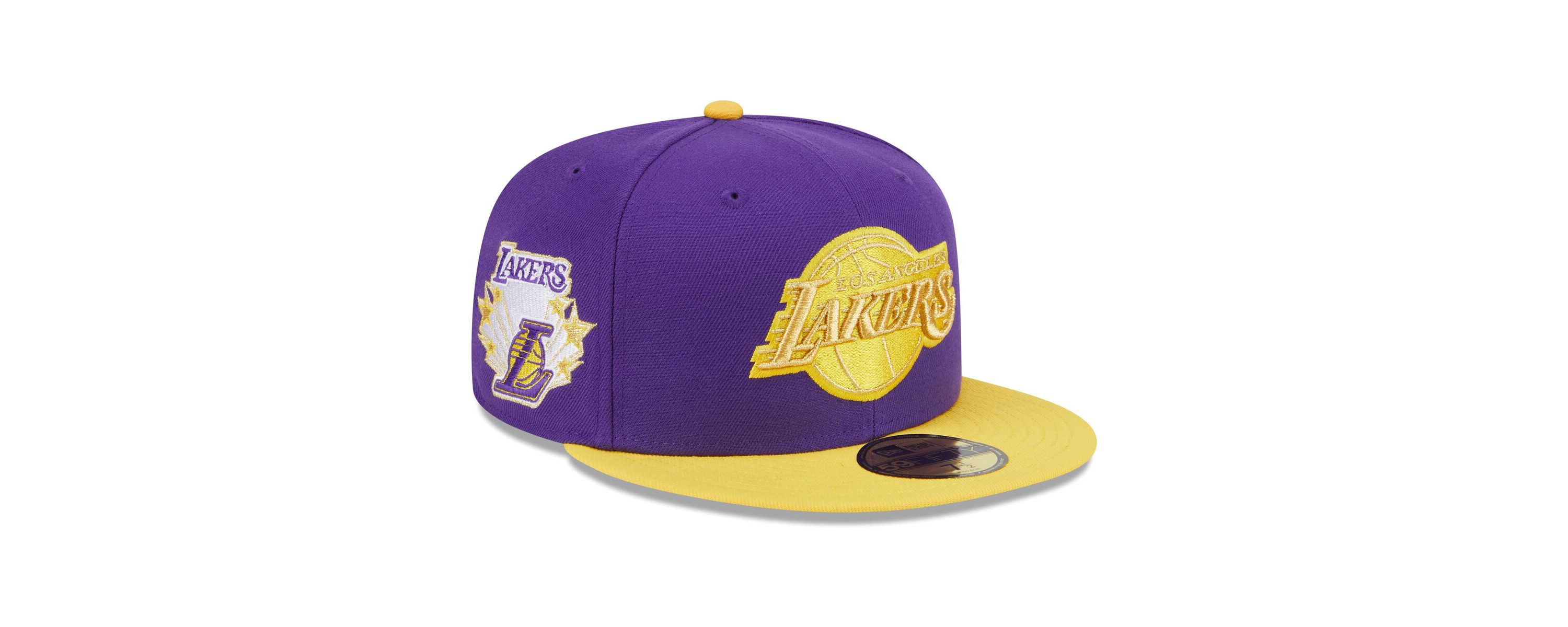 NBA Purple/Gold Los Angeles Lakers Gameday Pop Stars 59FIFTY Fitted Hat
