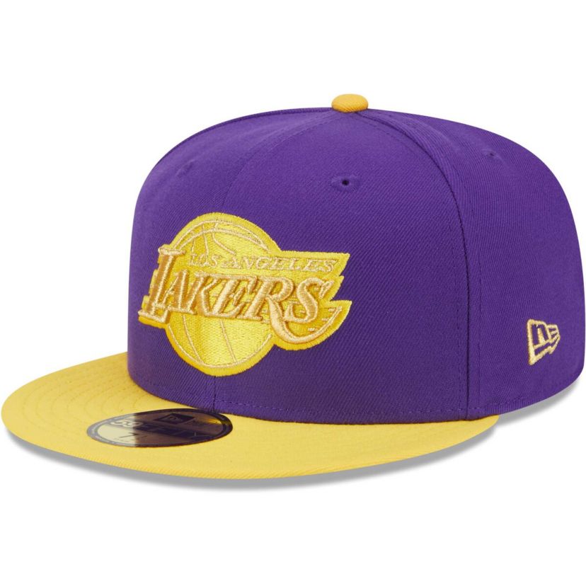NBA Purple/Gold Los Angeles Lakers Gameday Pop Stars 59FIFTY Fitted Hat