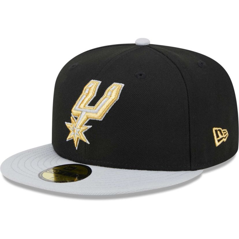 NBA Black/Gray San Antonio Spurs Gameday Pop Stars 59FIFTY Fitted Hat
