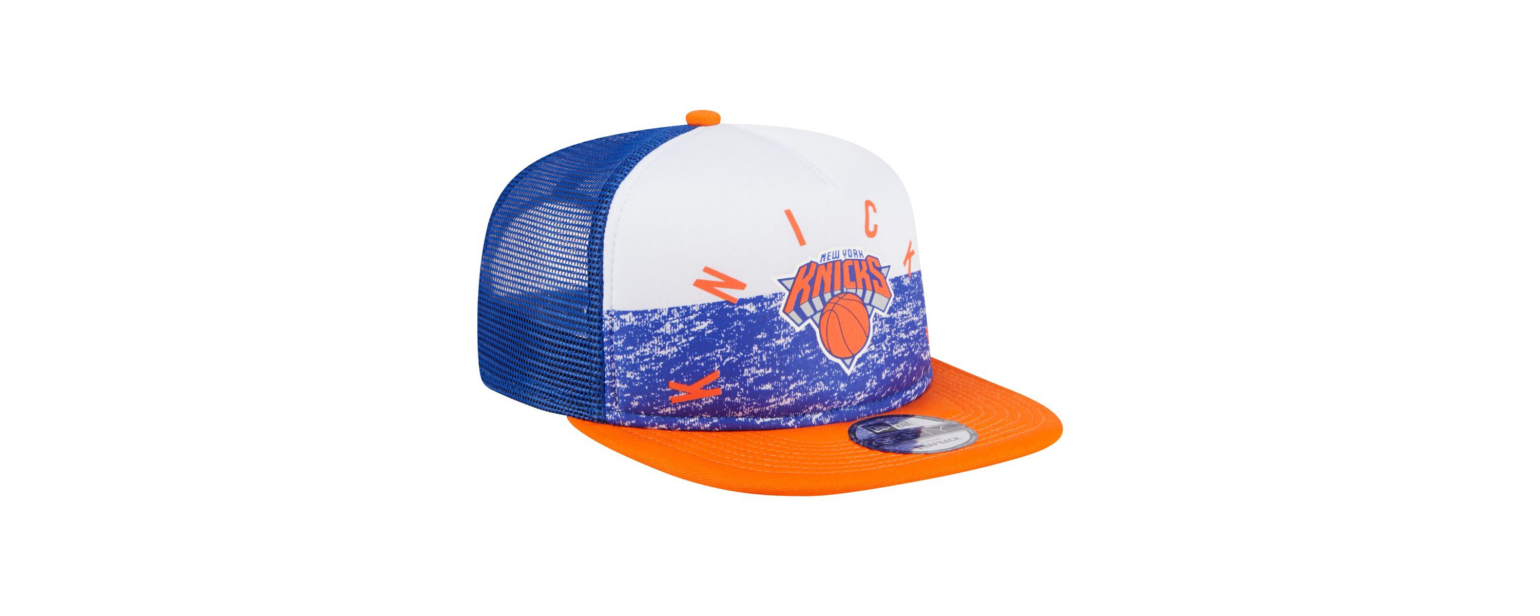 NBA New York Knicks Arch A-Frame Trucker 9FIFTY Snapback Hat