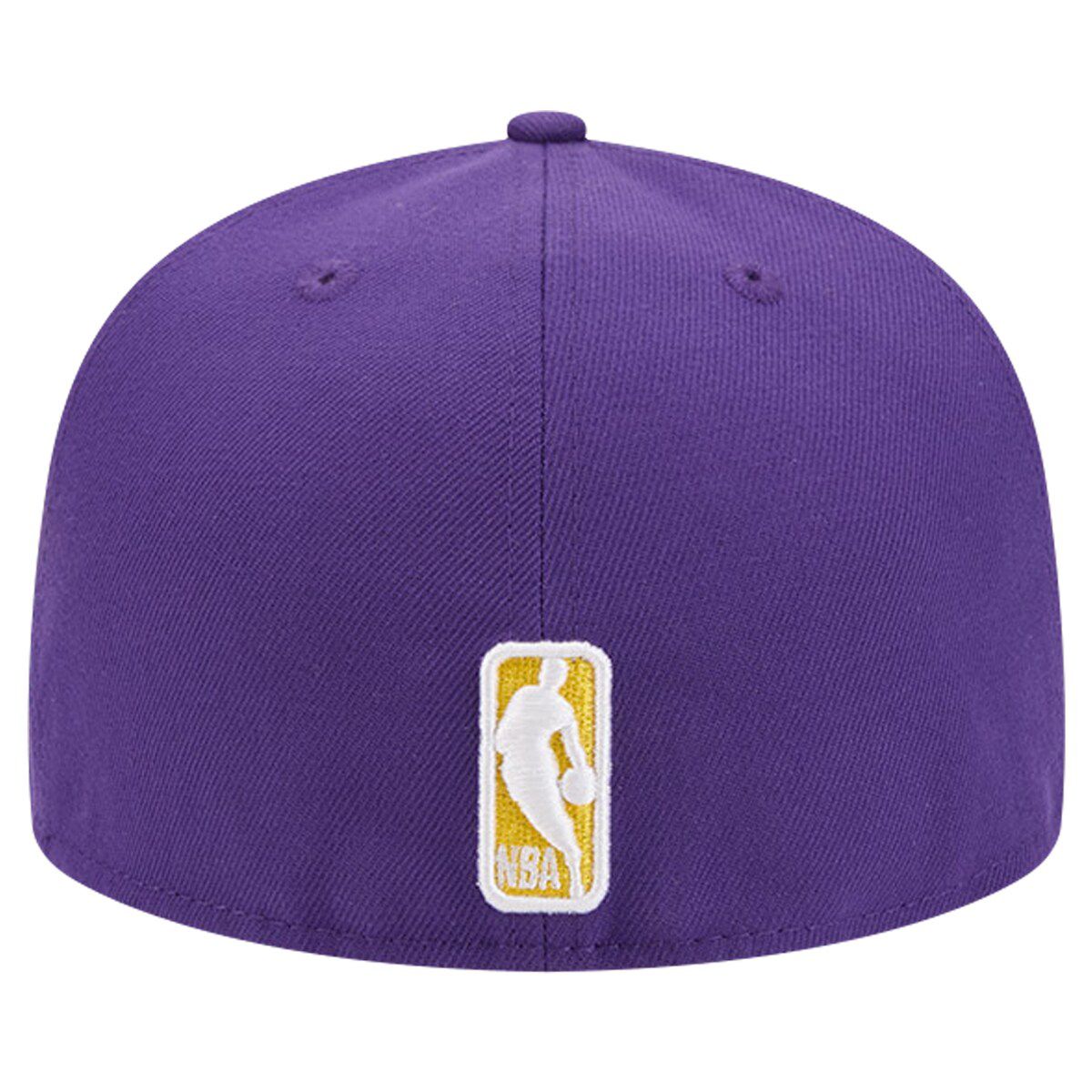 NBA Los Angeles Lakers Court Sport Leather Applique 59FIFTY Fitted Hat