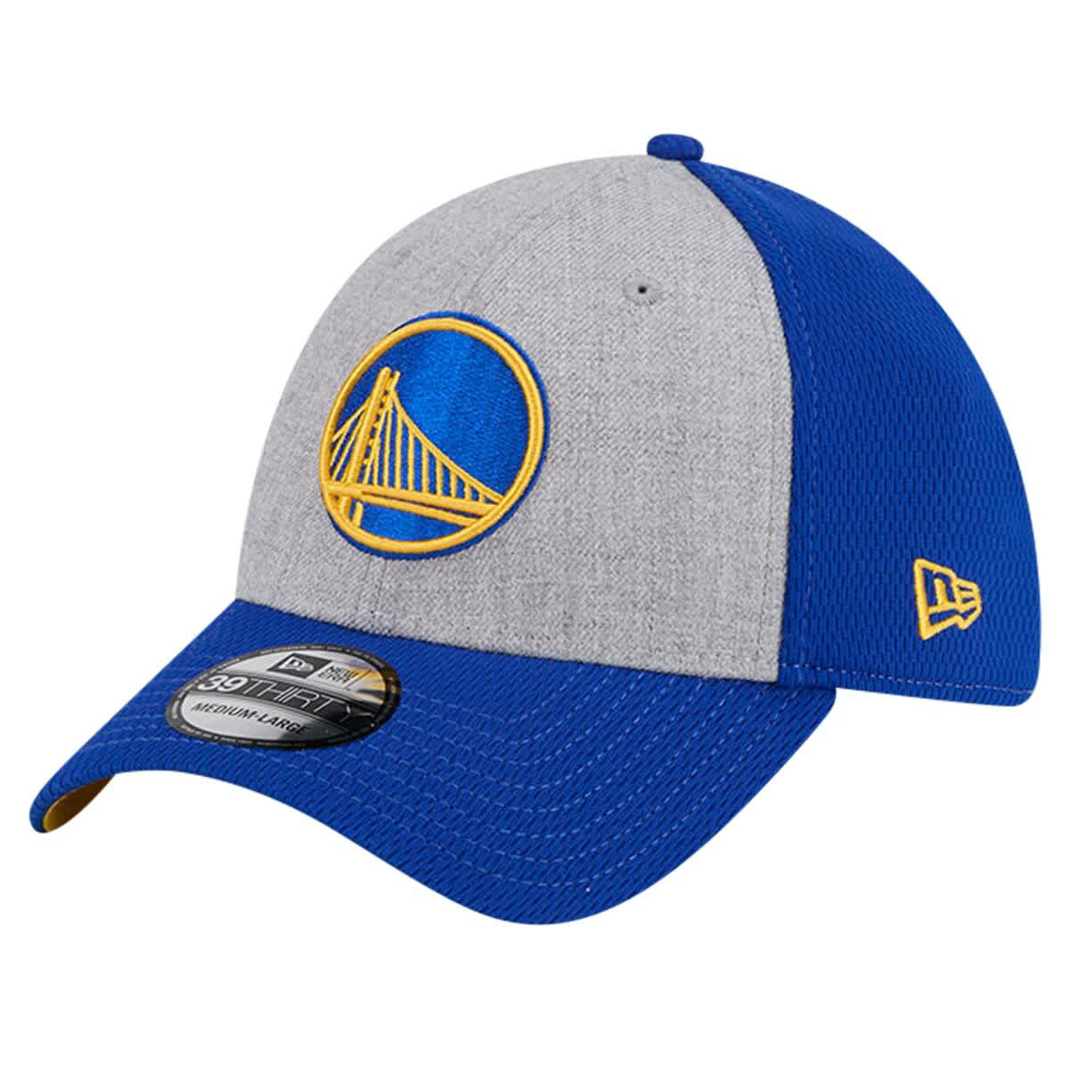 NBA Heather Gray/Royal Golden State Warriors Two-Tone 39THIRTY Flex Hat